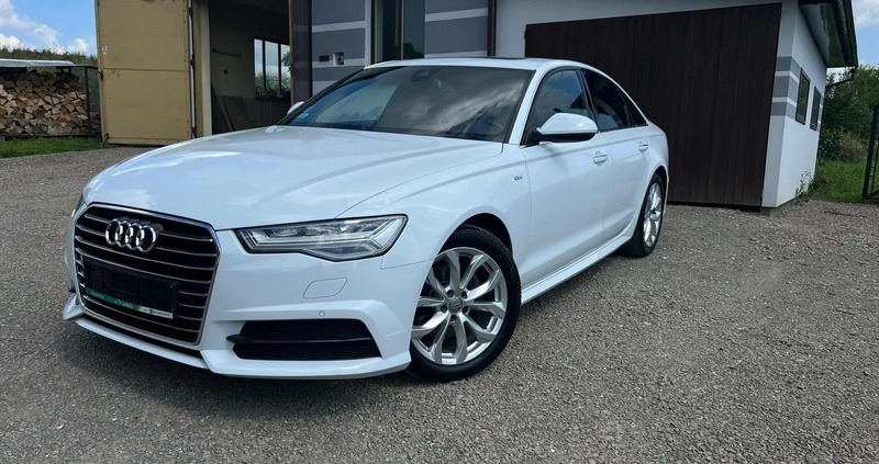 Audi A6 cena 93000 przebieg: 142000, rok produkcji 2017 z Tolkmicko małe 79